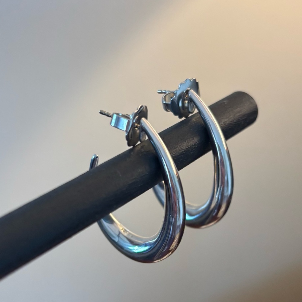 Sterling Silver Hoop Earrings